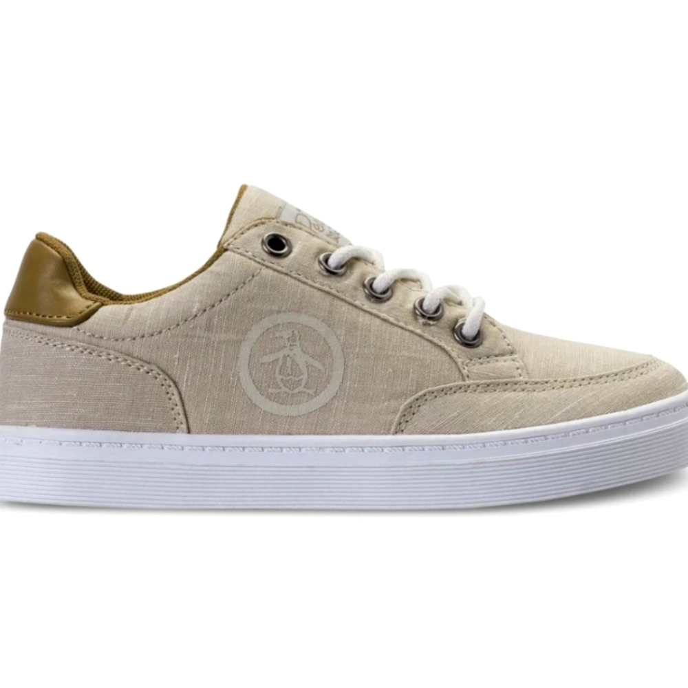 Original Penguin Draden Sneaker Shoes Beige Youth Boys size US 12 UK 11.5 EU 29
